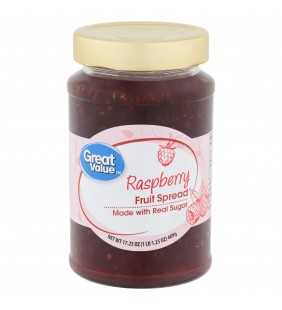 Great Value Raspberry Fruit Spread, 17.25 oz