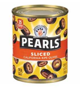 Pearls Sliced California Ripe Olives, 3.8 oz. Can