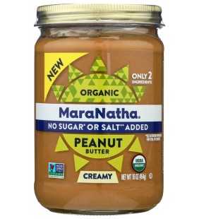 Maranatha No-Stir, No Sugar, No Salt Added Peanut Butter, 16 Oz. Jar