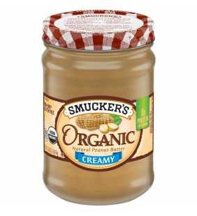 Smucker's Organic Creamy Natural Peanut Butter, 16 oz