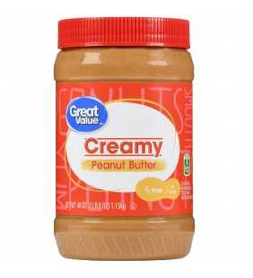Great Value Creamy Peanut Butter 40 oz