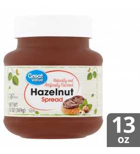 Great Value Hazelnut Spread, 13 oz