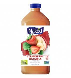 Naked Juice Fruit Smoothie, Strawberry Banana, 46 oz Bottle