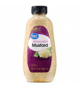 Great Value Horseradish Mustard, 12 oz