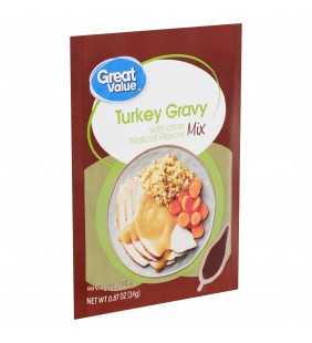 Great Value Turkey Gravy Mix, 0.87 oz