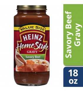 Heinz HomeStyle Savory Beef Gravy, 18 oz Jar
