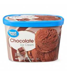 Great Value Ice Cream, Chocolate, 48 fl oz