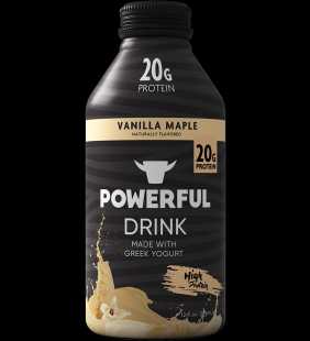 Powerful Drink, Vanilla Maple Greek Yogurt Protein Drink, 12oz
