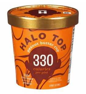 Halo Top Peanut Butter Cup Light Ice Cream Pint , 16 fl oz