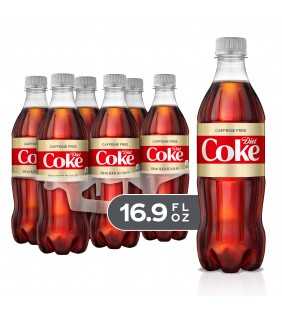 Diet Coke Caffeine Free Soda Soft Drink, 16.9 fl oz, 6 Pack