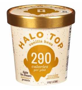 Halo Top Vanilla Bean Light Ice Cream Pint , 16 fl oz