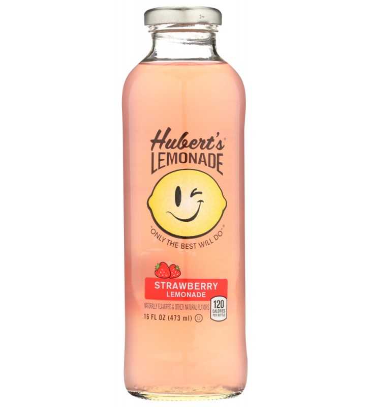 Hubert'S Lemonade Strawberry, 16 Fl Oz
