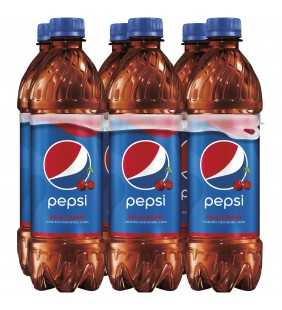 Pepsi Wild Cherry Flavored Soda, 16.9 Fl. Oz., 6 Count