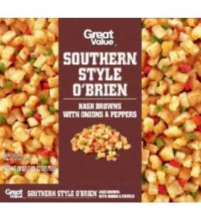 Great Value Southern Style O'Brien Hash Browns With Onions & Peppers, 28 oz