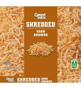 Great Value Shredded Hash Browns, 26 oz