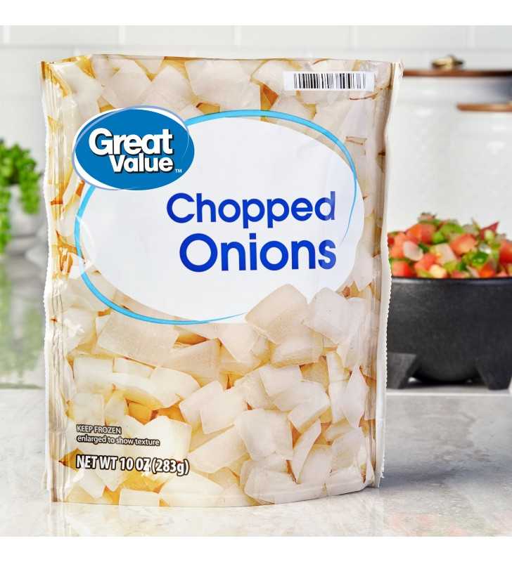 Great Value Chopped Onions, 10 oz