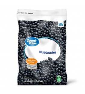 Great Value Frozen Whole Blueberries, 48 oz