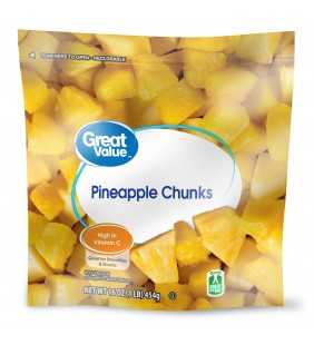 Great Value Frozen Pineapple Chunks, 16 oz
