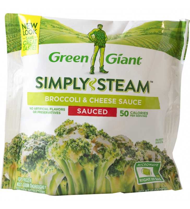 Green Giant® Simply Steam™ Sauced Broccoli & Cheese Sauce 10 oz. Bag