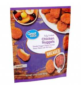 Great Value Fully Cooked Chicken Nuggets, 32 oz