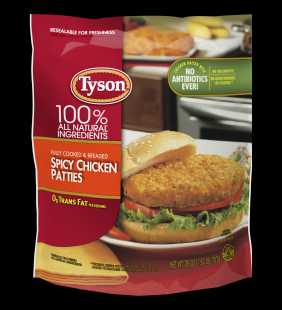 Tyson Spicy Chicken Patties