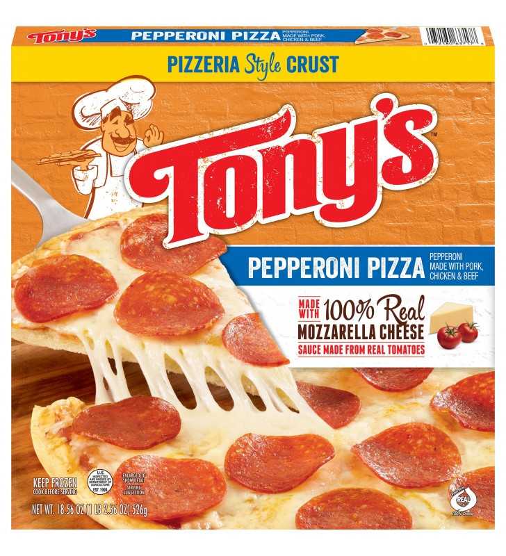 Tony's® Pizzeria Style Crust Pepperoni Pizza, 18.56 oz Box