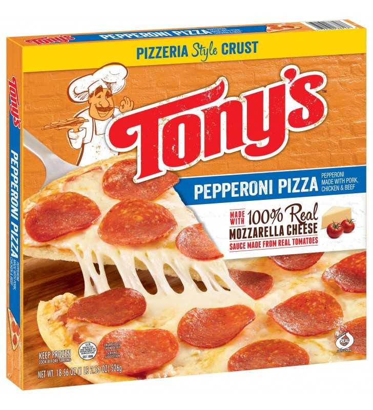 Tony's® Pizzeria Style Crust Pepperoni Pizza, 18.56 oz Box