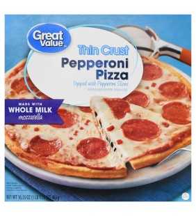 Great Value Thin Crust Pepperoni Pizza, 16.35 oz