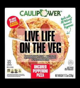 CAULIPOWER Pepperoni Cauliflower Crust Pizza, 11.3 oz (Frozen)