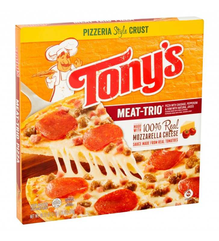 Tony's® Pizzeria Style Crust Meat-Trio Pizza, 20.13 oz Box
