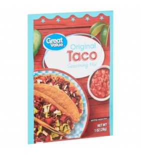 Great Value Original Taco Seasoning Mix, 1 oz