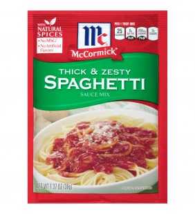 McCormick Thick And Zesty Spaghetti Sauce Mix, 1.37 oz