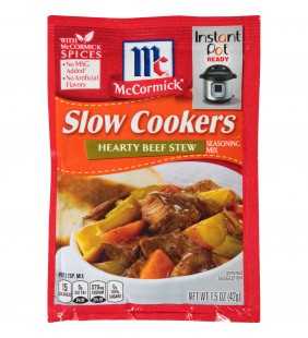 McCormick Slow Cookers Hearty Beef Stew Seasoning Mix, 1.5 oz