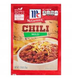 McCormick Chili Seasoning Mix Packet, Mild, 1.25 oz