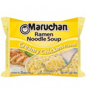 Maruchan Ramen Noodle Creamy Chicken Flavor Soup, 3 oz
