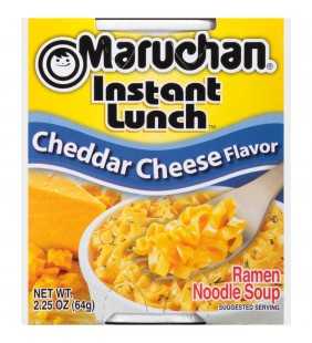 Maruchan Instant Lunch Cheddar Cheese Flavor Instant Lunch, 2.25 oz