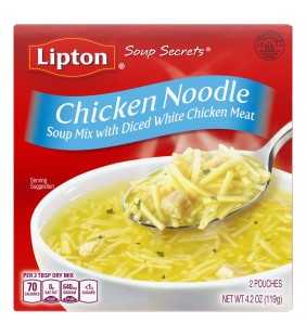 Lipton Soup Secrets Chicken Noodle Instant Soup Mix, 4.2 oz