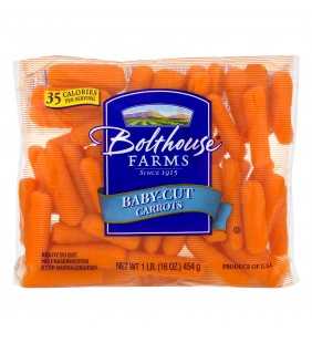 Bolthouse Farms Peeled Baby Cut Carrots, 1 lb Bag