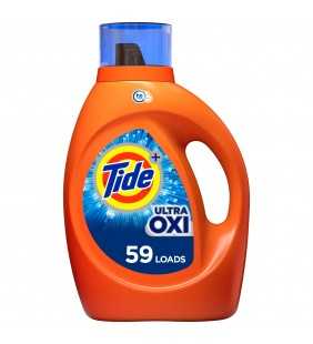 Tide Plus Oxi HE, 59 Loads Liquid Laundry Detergent, 92 fl oz