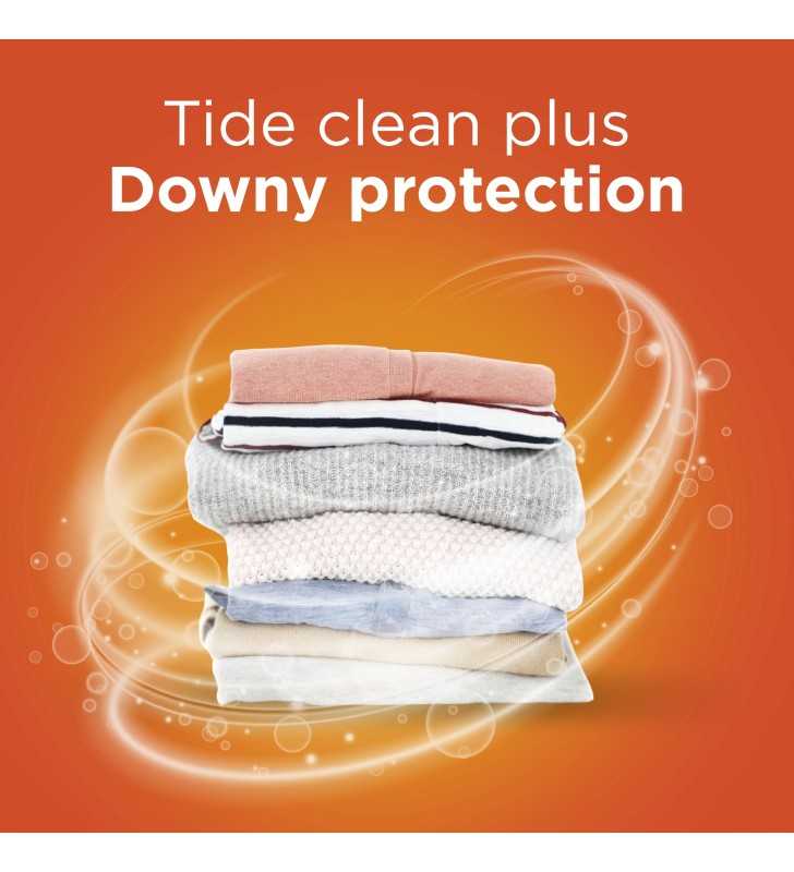 Tide Plus Downy April Fresh He, 59 Loads Liquid Laundry Detergent, 92 fl oz