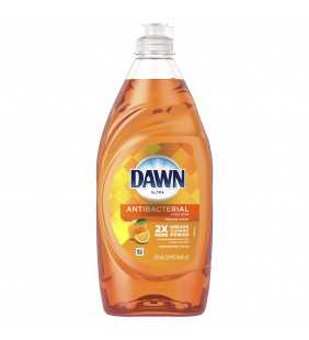 Dawn Ultra Antibacterial Liquid Dish Soap, Orange Scent, 19.4 fl oz