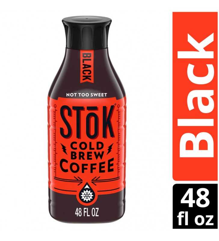 SToK Not Too Sweet Cold Brew Coffee, 48 Fl. Oz.