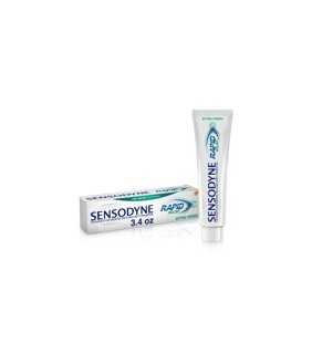 Sensodyne Rapid Relief Fluoride Toothpaste for Sensitive Teeth Extra Fresh 3.4 Oz