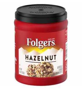 Folgers Hazelnut Artificially Flavored Ground Coffee, 11.5-Ounce
