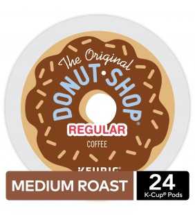 The Original Donut Shop Regular Coffee, Keurig K-Cup Pod, Medium Roast, 24 Count for Keurig Brewers