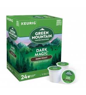 Green Mountain Coffee Dark Magic K-Cup Pods, Dark Roast, 24 Count for Keurig Brewers