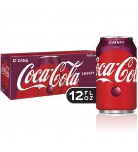 Coca-Cola Cherry Flavored Soda, 12 Fl. Oz., 12 Count