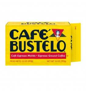 Cafe Bustelo Ground Coffee Dark Roast, 10 Ounce Brick
