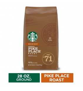 Starbucks Medium Roast Ground Coffee â Pike Place Roast â 100% Arabica â 1 bag (28 oz.)
