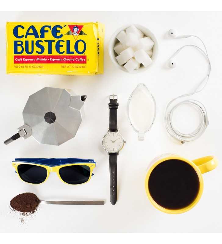 Cafe Bustelo Ground Coffee Dark Roast, 10 Ounce Brick